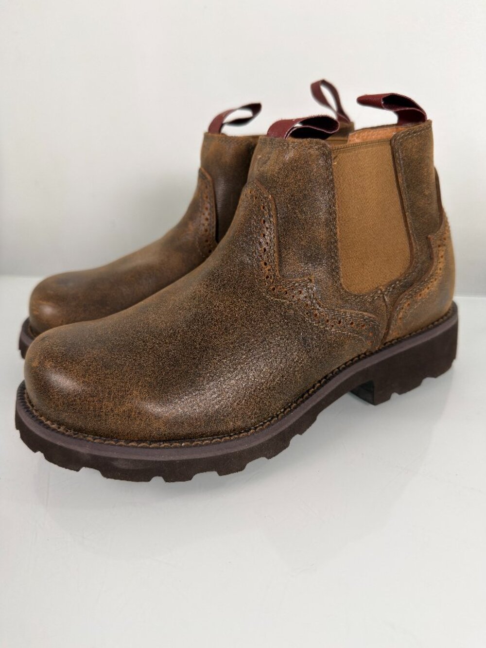 Twisted X Women's Brown Leather chelsea boots Size 7.5 M